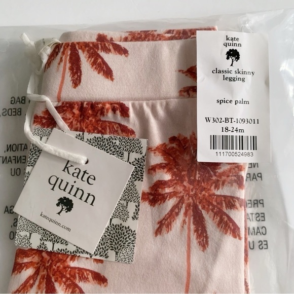 Kate Quinn Palm Tree Print Leggings 18-24 months - Picture 4 of 5